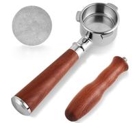 Giwnhvx Portafilter - Filtro senza fondo per portafiltro con schermo a disco da 54 mm per macchina da caffè
