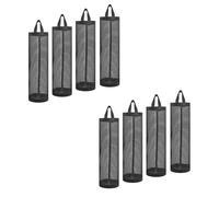 Giwnhvx Portaoggetti in plastica, dispenser di immagazzinaggio sospeso, organizzatore di pattumiere, gare di riciclaggio per uso domestico