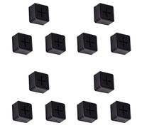 Giwnhvx Portasciugamani per bagno, autoadesivo, per cucina, ganci per appendere asciugamani da parete, confezione da 12, colore nero