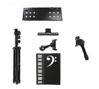 Giwnhvx Portatile Leggio Pieghevole Leggio Scrivania Biblioteca Musica Chitarra Parti Accessori
