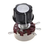 Giwnhvx Potenziometro di ricambio con pomello, diametro albero 6 mm, 470 K Ohm, 2 W