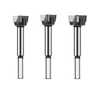 Giwnhvx Punte da trapano per legno in carburo di grado industriale con gambo triangolare per aprire fori per cerniera Strumento di apertura per trapano ad ala piatta