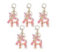 Giwnhvx R Tipo Lettera Ciondolo Rosa Carino Iniziale