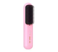 Giwnhvx Raddrizzatore per capelli ricaricabile raddrizzatore a ioni negativi per capelli ricci pettine arricciacapelli elettrico a doppio uso B