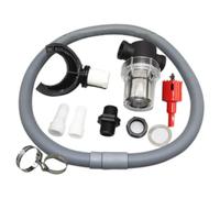 Giwnhvx Rain Catcher - Set di deviatori di pioggia per acqua piovana, 1 set da 75 mm, anello di tenuta per tubo flessibile, facile da installare, facile da usare