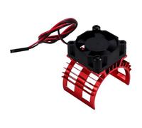 Giwnhvx RC Car 540 550 3650 3660 3665 Coperchio Motore Elettrico Spazzole Ventilatore di Raffreddamento Dissipatore Termico per Parti 124017 124016 Rosso