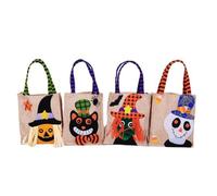Giwnhvx Regali di Halloween, Tote Non Tessuto, Caramelle, Fantasma, Decorazioni, Accessori, Regali