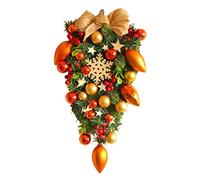 Giwnhvx Regalo di Natale per la Decorazione Esterna, Strappo di Natale Artificiale di Artificiale di Natale B Facile da Usare