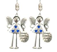 Giwnhvx Regalo per Gli Amici, Piccoli Ornamenti Pendenti, Decorazione con, Regalo di Decorazione per L'Amicizia di Natale, Regalo per Gli Amici, Blu Scuro