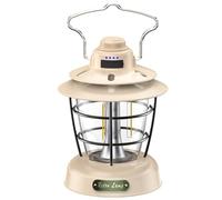 Giwnhvx Retro Lanterna Esterna Multifunzione Campeggio Tenda Luce Smart USB Ricarica Portatile Lanterna Casa Campeggio Luce B
