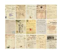 Giwnhvx Retro Manuale Materiale Libro FAI DA TE Base Materiale Pacchetto Retro Inspiration Serie Retro Manuale Decorativo BackingPaper,C