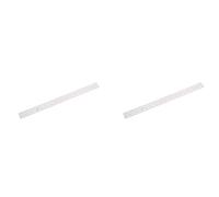 Giwnhvx Righello dritto in plastica trasparente, lunghezza 40 cm, 2 pezzi