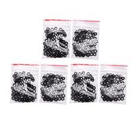 Giwnhvx Rondelle isolanti piatte M3 x 6 mm x 1 mm, in nylon, colore nero, 600 pezzi