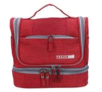 Giwnhvx Rosso Donne Appeso Cosmetico Borsa Da Viaggio Necessarie Portatile Toilet Stoccaggio Trucco Vanità Caso Organizzatore Accessori Prodotti