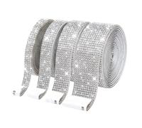 Giwnhvx Rotolo di nastro adesivo diamantato nastro glitterato fatto a mano decorazione regalo fai da te forniture per matrimoni cosmetici vaso decorazione A