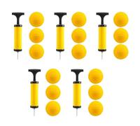 Giwnhvx Roundnet - Palline da gioco sostituibili da competizione, mini pallavolo, confezione da 15, con pompa