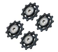 Giwnhvx Ruota di guida per il deragliatore sulla mountain bike, cuscinetto in metallo, bici da strada, 11T, ruota di guida della velocità, 11T, ruota di tensione