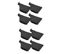 Giwnhvx Sacchetto per la polvere per , colore nero, con cerniera e supporto per filo, per circolare modello 255, 8 pezzi