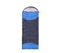 Giwnhvx Sacco a Pelo per Adulti Nero-Blu, Impermeabile Circa 220x75cm Per Ragazze Ragazzi Per Escursionismo Viaggi All'aperto