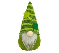 Giwnhvx Saint 'S Day Leprechaun - Decorazioni in peluche irlandese GNOME in peluche bambola Knomes decorazione verde senza bambola, decorazione facile da installare -A