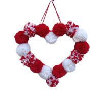 Giwnhvx San Ghirlanda di Palline di Pelo Peluche Decorazione D'Interni Decorazione per La Casa Proposta Decorazione per Matrimonio B