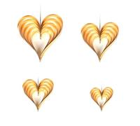 Giwnhvx San Valentino, compleanno, decorazione di nozze, ciondolo d'amore 3D, decorazione da appendere, scena d'atmosfera, layout di vetrina G facile da usare