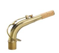 Giwnhvx Sassofono Alto Mi Bemol, Becco Curvo in , Tubo Curvo, Accessorio per Strumento Sassofono Antico, Verde Antico