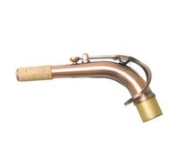 Giwnhvx Sassofono Contralto Mi Bemolle Bocchino In con Manico Piegato Tubo Piegato Sassofono Antico Accessori per Strumenti Rosso Antico