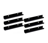 Giwnhvx Scaffali galleggianti per dischi in vinile acrilico, confezione da 6, scaffale per dischi in acrilico, espositore per dischi in vinile (17,8 cm), facile da usare A