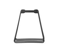 Giwnhvx Scatola di alluminio da campeggio Mazar Staffa Box Base Campeggio Serbatoio Acqua Staffa In Acciaio Inox Supporto Pieghevole Rapido Nero