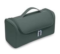 Giwnhvx Scatola per Asciugacapelli a Gancio nascosto Portatile, Borsa per Strumenti di Acconciatura Antiscivolo Borsa di Immagazzinaggio Impermeabile di Grande Capacità Verde