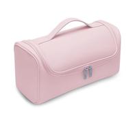 Giwnhvx Scatola per Asciugacapelli Portatile a Gancio Nascosto, Borsa per Strumenti di Parrucchiere Antiscivolo Borsa di Immagazzinaggio Impermeabile di Grande Capacità Rosa