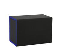 Giwnhvx Scatola per Mazzi di Carte, Scatola per Carte Premium con Vassoio per, per Mazzi di Carte per Carte da Gioco Sportive Resistente Facile da Usare Nero+Blu