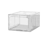 Giwnhvx Scatola per scarpe in plastica , scatola per scarpe in plastica, scarpiera, scarpiera, scarpiera, impilabile, scatola di immagazzinaggio,