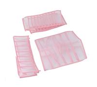 Giwnhvx Scatola Portaoggetti con Cassetti un Tre Pezzi, Scatola Portaoggetti per Biancheria Intima, Scatola Portaoggetti nel Rete, Adatta per, Reggiseno, Cravatta