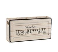 Giwnhvx Scatola portaoggetti in legno retrò per coltelli, forchette, bacchette, cucchiai, casa, cucina, armadio organizer