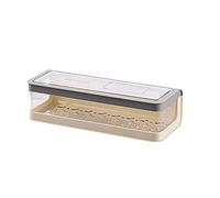 Giwnhvx Scatola Portaposate Bottiglie per da Cucina Porta Bacchette Portaoggetti Portaposate con Coperchio -Grigio