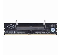 Giwnhvx Scheda adattatore DDR5 per computer portatile a desktop, scheda adattatore U-DIMM 1,1 V con protezione da sovracorrente, A