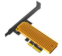 Giwnhvx Scheda adattatore host M.2 NGFF PCIe SSD a PCI Express 3.0 X4 Supporta M.2 PCIe (NVMe o AHCI) Tipo 2242 2260 280