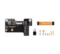 Giwnhvx Scheda Adattatore per Raspberry Pi5 PCIe a M.2 Mini Supporto Protocollo NVMe Disco Rigido con Interfaccia M.2