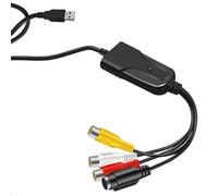 Giwnhvx Scheda di acquisizione Video USB 2.0 AV Convertitore Digitale a USB Adattatore Portatile Video per DV/TV DVD Uso Domestico Win 7 Installazione Facile da Usare
