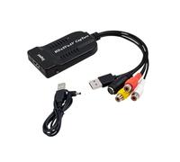 Giwnhvx Scheda di acquisizione Video USB/HD/Hi8/DVD a Convertitore Digitale HD/S-Video a Dispositivo di Acquisizione di Registrazione Audio Video USB2.0