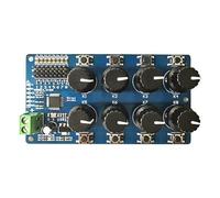 Giwnhvx Scheda di debug Futaba SG90 Servi Etc Centro Ritorno Meter Multifunzionale Portatile 8-Way Servo Controller Facile Installare