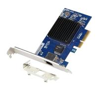 Giwnhvx Scheda di rete PCI-E PCI-E X4 Adattatore per scheda di rete Gigabit 10G a porta AQC107 Ethernet NIC per desktop