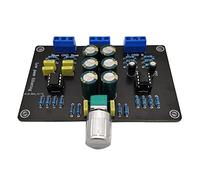 Giwnhvx Scheda divisore frequenza subwoofer a 2 vie filtro passa-bas elettronico Crossover AC12V NE5532(72Hz)