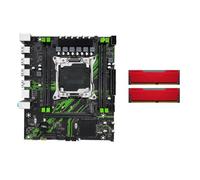 Giwnhvx Scheda Madre X99 PR9 Combo LGA 2011-3 Kit M.2/NVME M.2 con 2X DDR4 2133 16 GB di RAM Interfaccia 3.0
