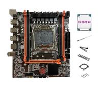 Giwnhvx Scheda Madre X99E + CPU E5 2678 V3 + Grasso Termico + Scheda LAN Gigabit PCIEX16 NVMe Supporto 4XDDR4 RAM RECC Scheda Madre Desktop