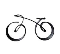 Giwnhvx Scultura in Bicicletta Stile Incorniciato in , Scultura di arte di Bicicletta Nera Arredamento di Arte Bicicletta, per Gli Amanti della Bicicletta per Le Donne e Facile Da Usare