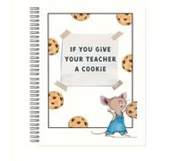 Giwnhvx Se offri un Libro al tuo Insegnante, Regalo Attento, Se offri un Modello di Biscotto al tuo Insegnante (1 Pezzo)