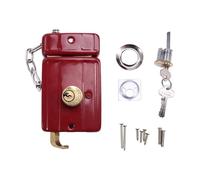 Giwnhvx Serratura antifurto in ghisa porta esterna assicurazione multipla sicurezza dormitorio interno domestico con serratura per porta in legno a chiave